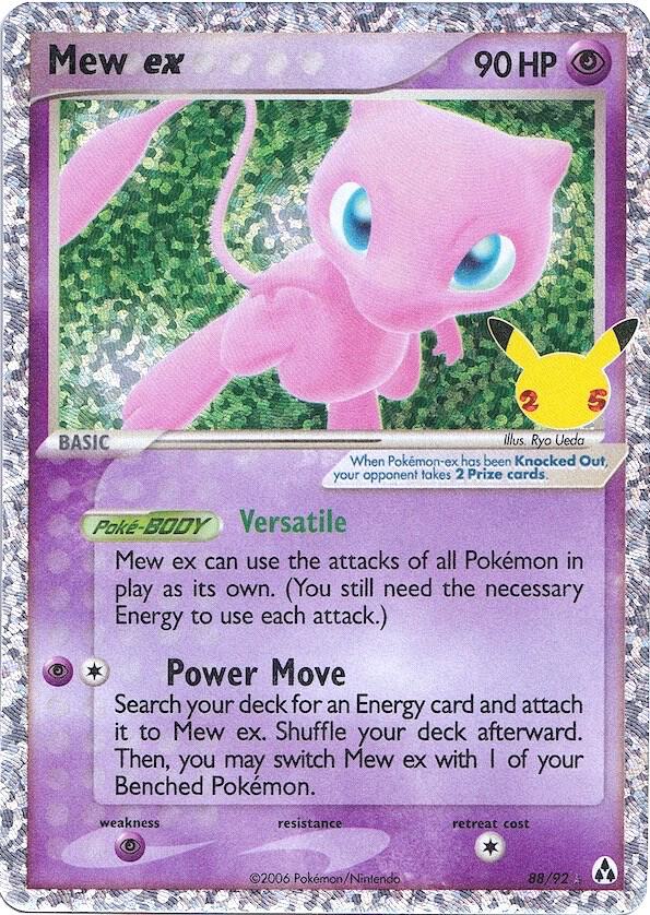 Mew ex - 88/92 - Celebrations: Classic Collection