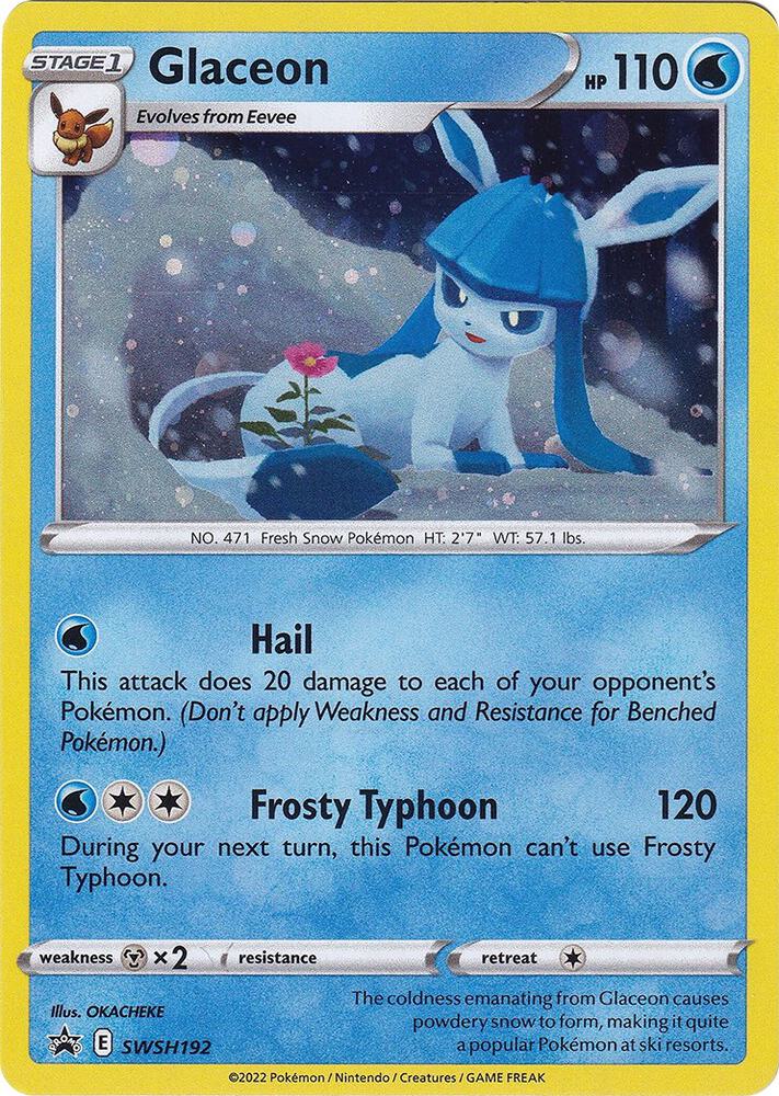 Glaceon - SWSH192 - SWSH: Sword & Shield Promo