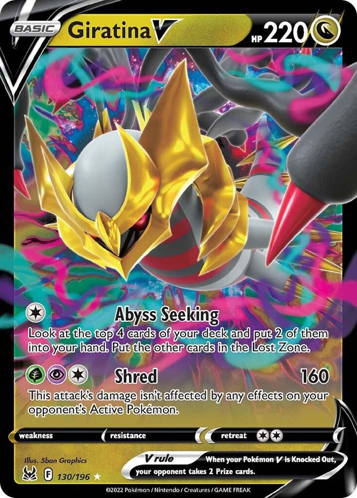 Giratina V Lost Origin 130/196