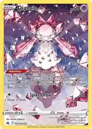 Diancie - GG13/70 - Crown Zenith