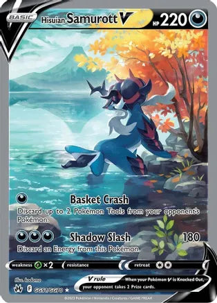 Hisuian Samurott V - GG51/GG70 - Crown Zenith: Galarian Gallery