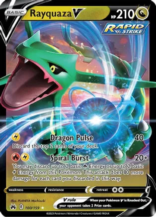 Rayquaza V - Crown Zenith (CRZ) 100/159