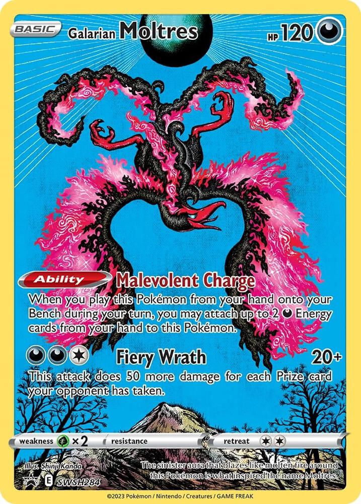 Galarian Moltres - SWSH284 - SWSH: Sword & Shield Promo