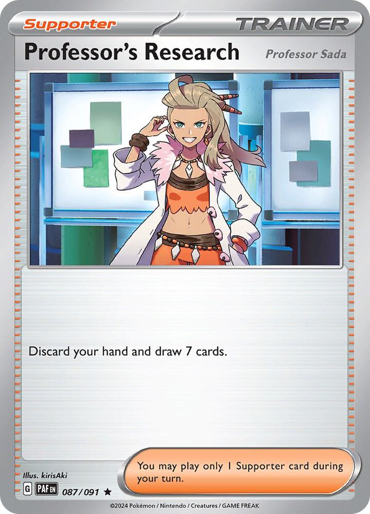 Professor's Research - 087/091 - SV: Paldean Fates (Holo)