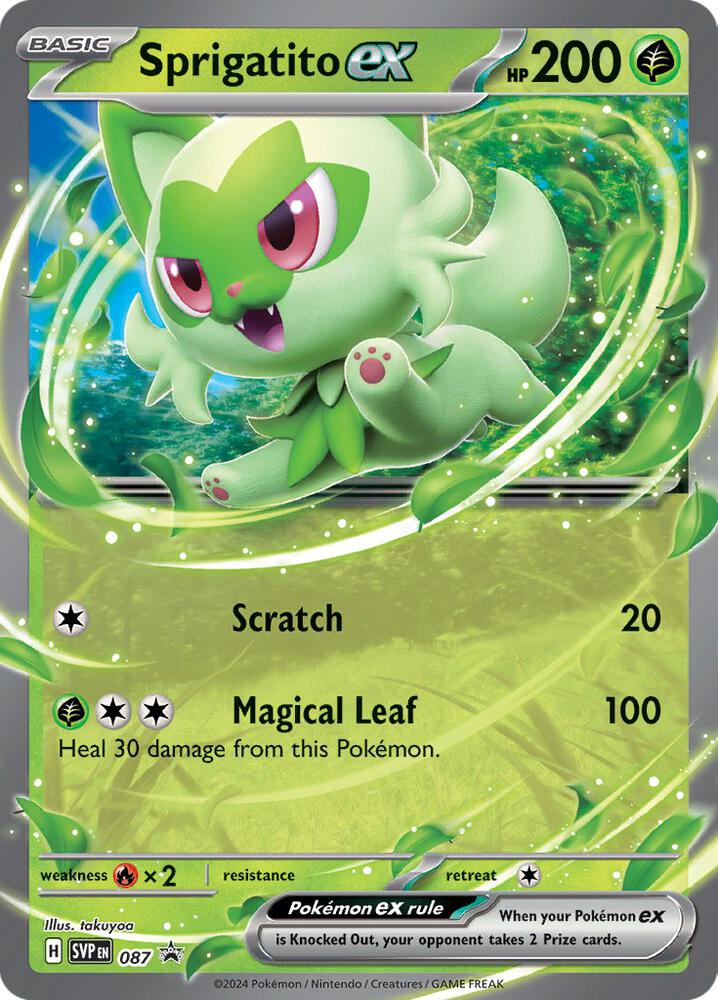 Sprigatito ex - 087 - SV: Scarlet & Violet Promo