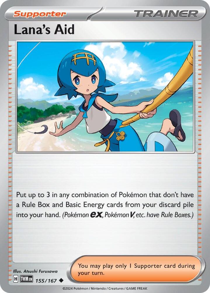 Lana's Aid - 155/167 - SV06: Twilight Masquerade Reverse Holo