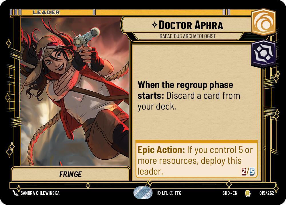 Doctor Aphra - Rapacious Archaeologist - Shadows of the Galaxy