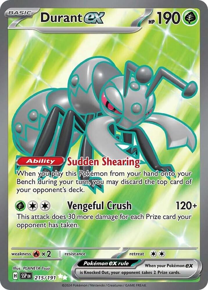 Durant ex - 215/191 - SV08: Surging Sparks