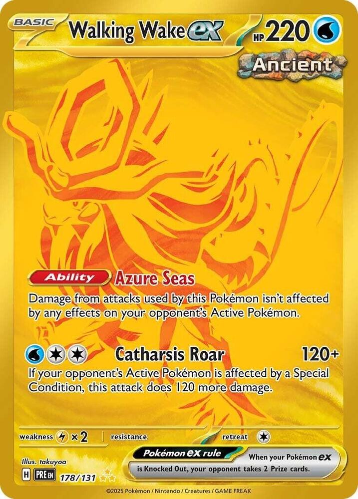 Walking Wake ex - 178/131 - SV: Prismatic Evolutions