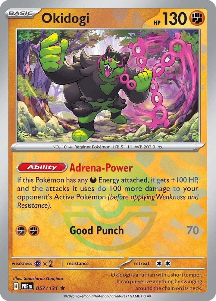 Okidogi - 057/131 - SV: Prismatic Evolutions (Poke Ball Pattern)