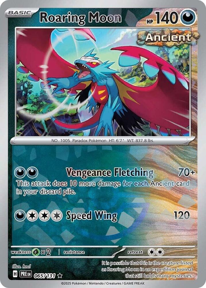 Roaring Moon - 065/131 - SV: Prismatic Evolutions (Poke Ball Pattern)
