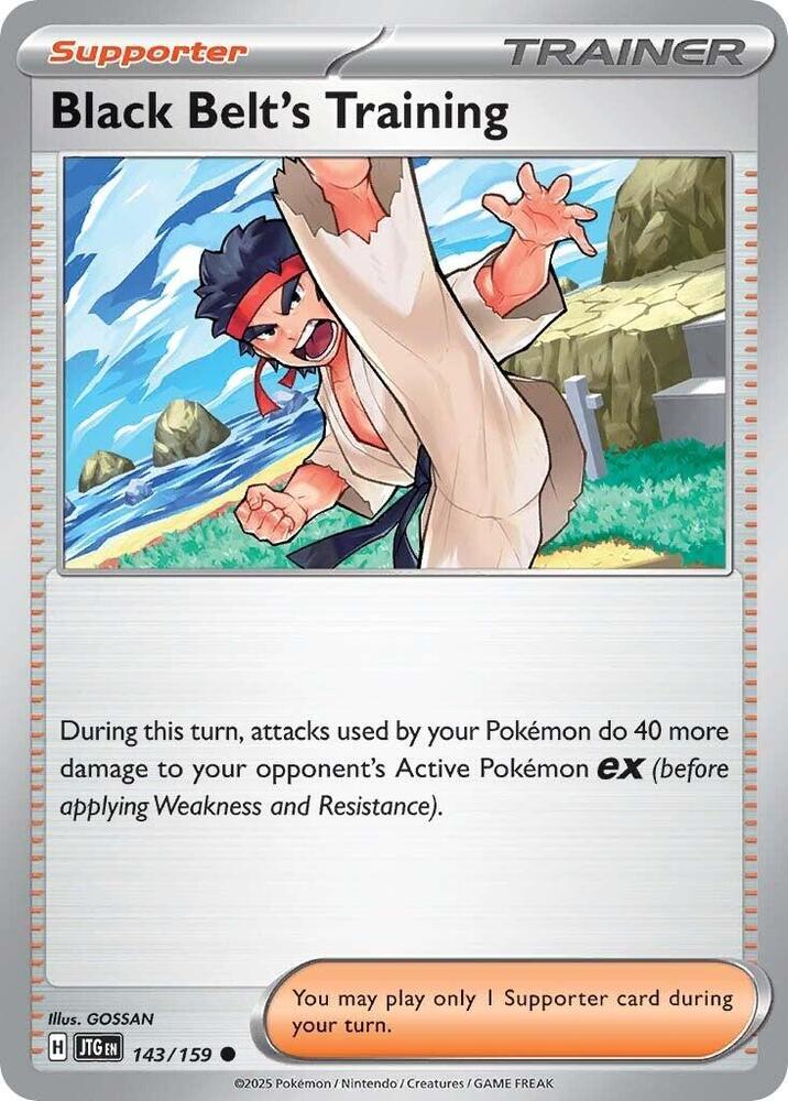 Black Belt's Training - 143/159 - SV09: Journey Together (Reverse Holo)