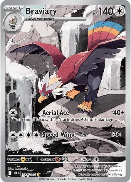 Braviary - 155/086 - Black Bolt