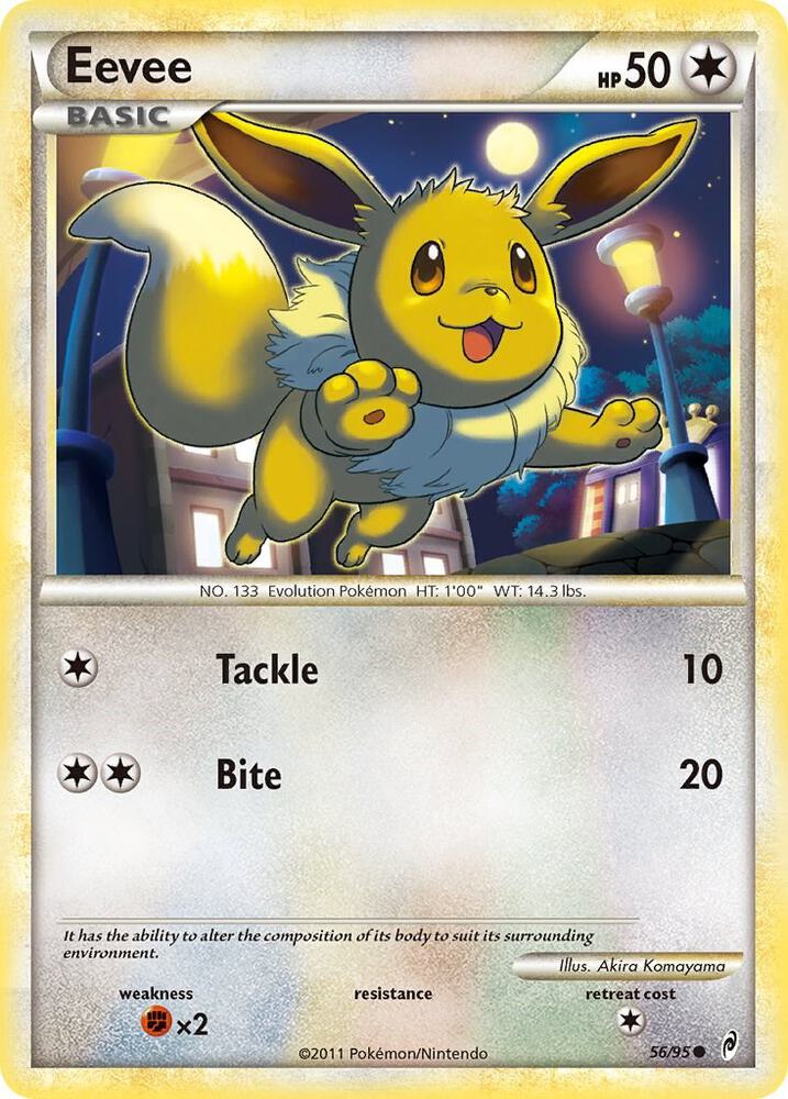 Eevee - 56/95 - Call of Legends (Moderately Played)