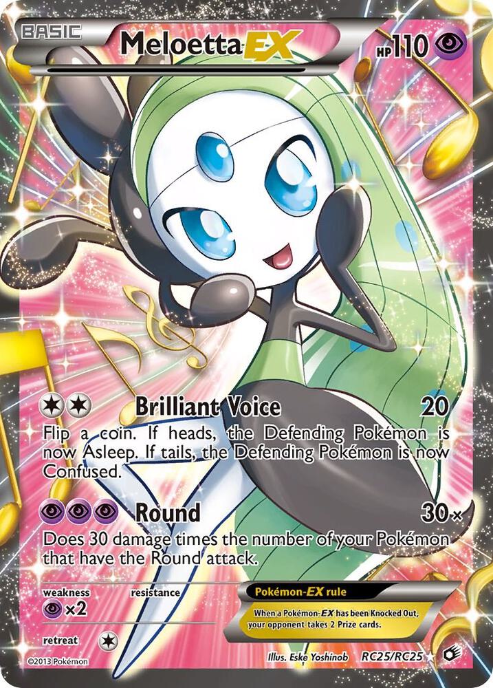 Meloetta EX - RC25/RC25 - Legendary Treasures: Radiant Collection