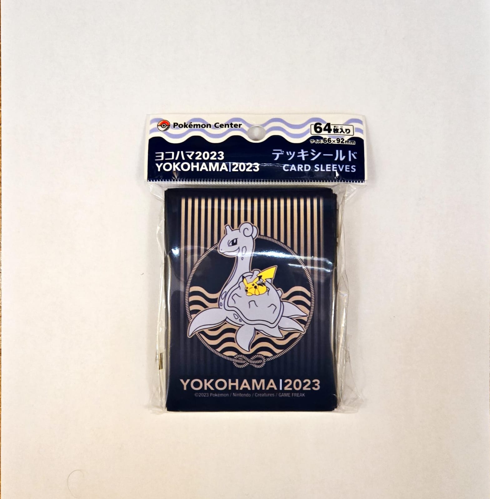 Pokemon "Lapras & Pikachu" World Championship 2023 Yokohama Sleeves Aniware Pokemon "Lapras & Pikachu" World Championship 2023 Yokohama Sleeves Aniware