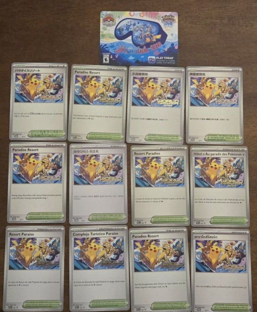 Pokemon World Championship 2024 Paradise Resort SVP 150 Hawaii Promo Sealed