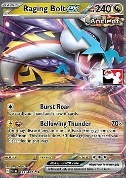Raging Bolt Ex- 123/162 - SV05: Temporal Forces League Stamped