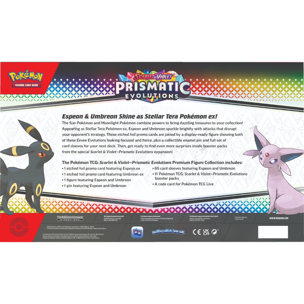 Pokémon: Prismatic Evolutions Premium Figure Collection