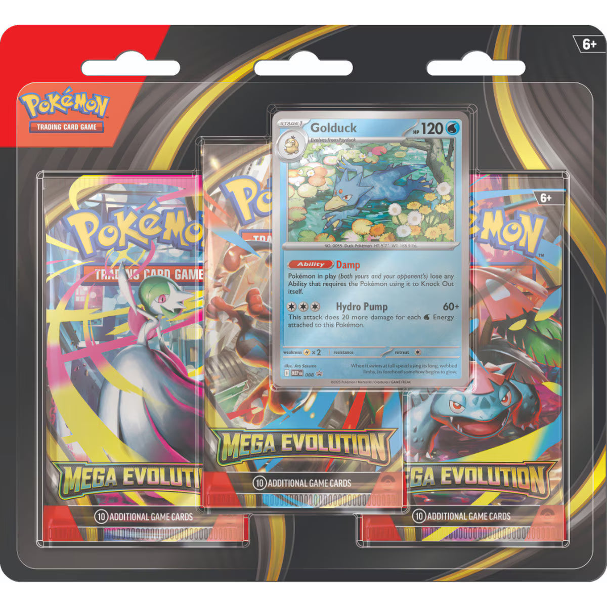 Pokémon: Mega Evolution - 3-Pack Blister