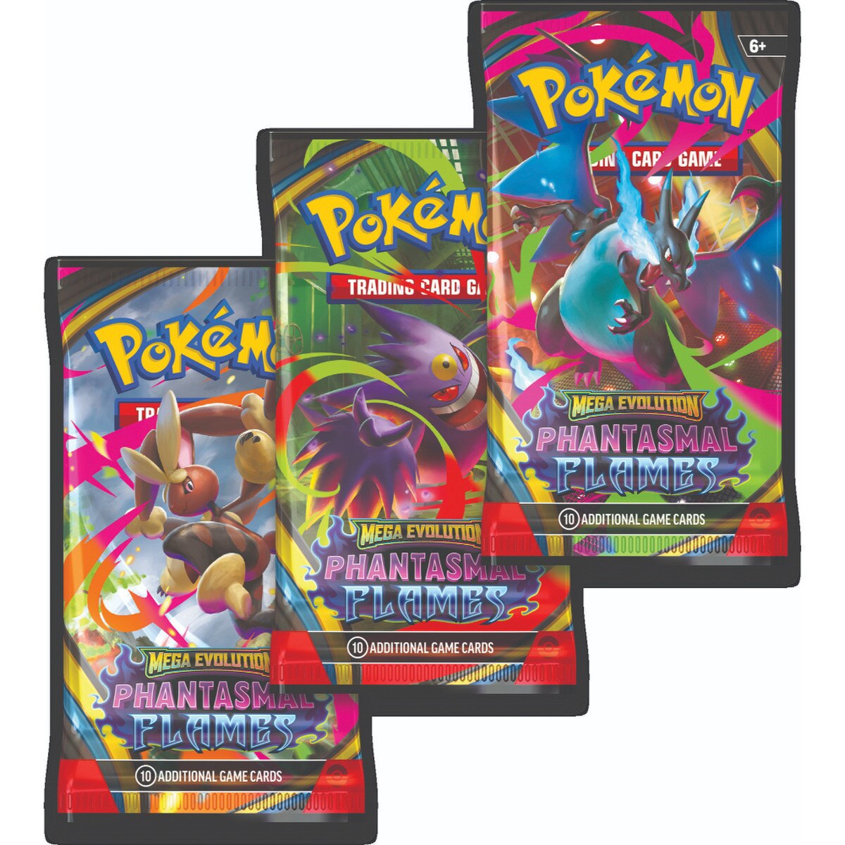 Pokémon: Mega Evolution—Phantasmal Flames - 3-Pack Blister