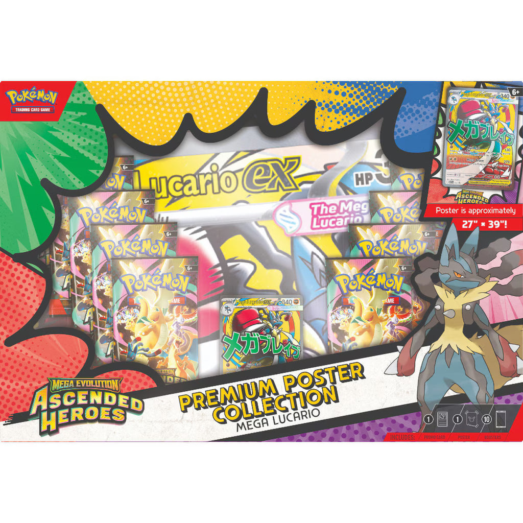 Pokémon TCG: Mega Evolution–Ascended Heroes Premium Poster