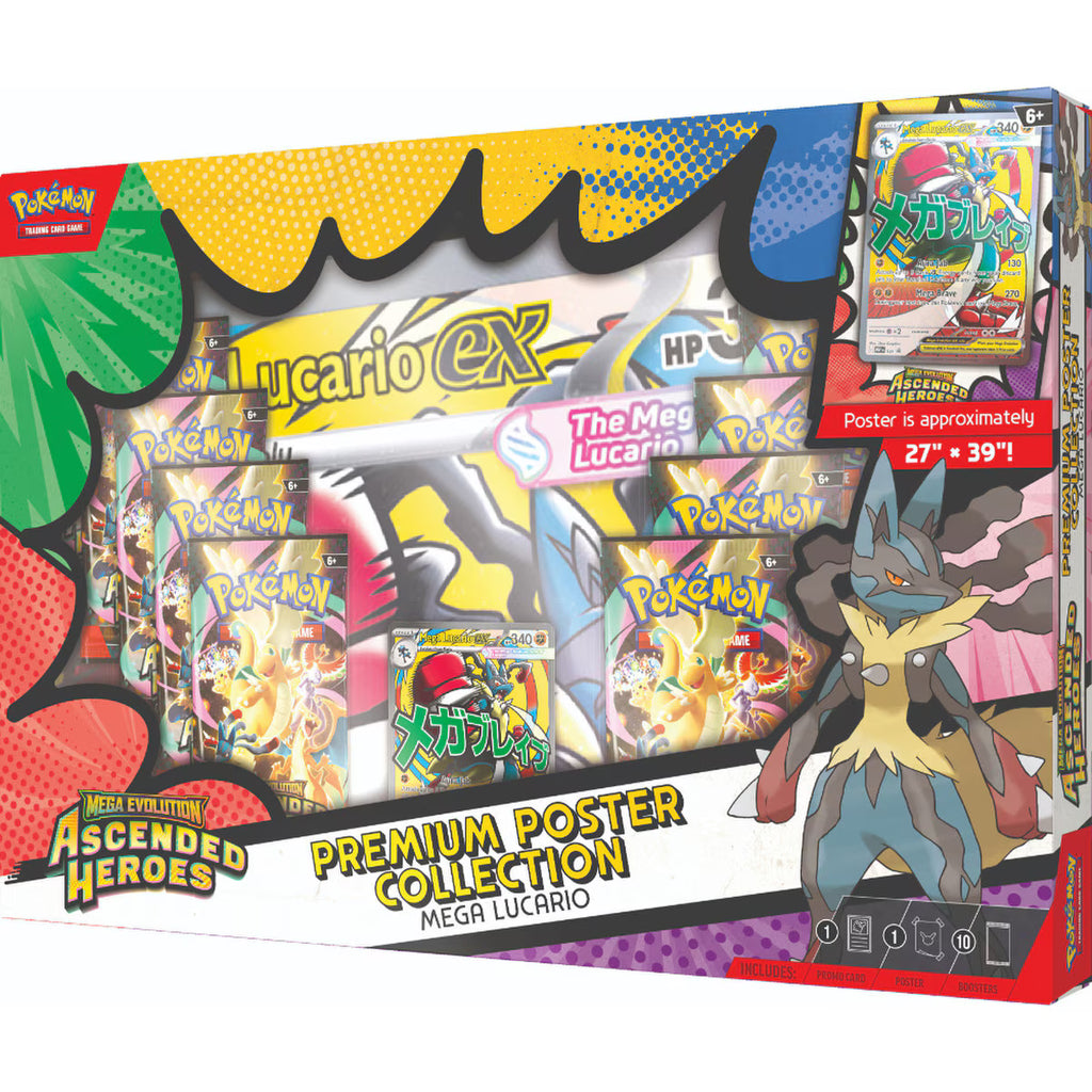 Pokémon TCG: Mega Evolution–Ascended Heroes Premium Poster