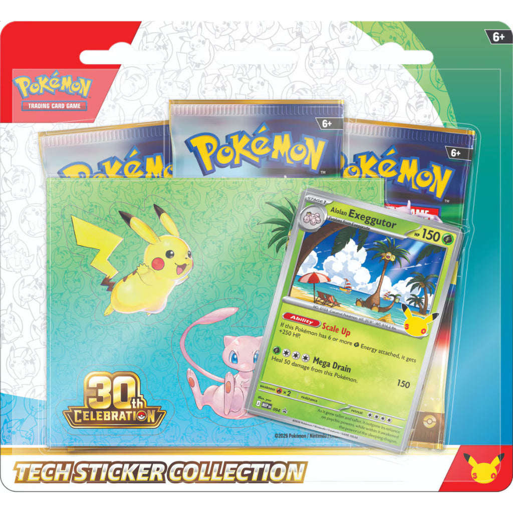 Pokémon TCG 30th Celebration - Tech Sticker Collection