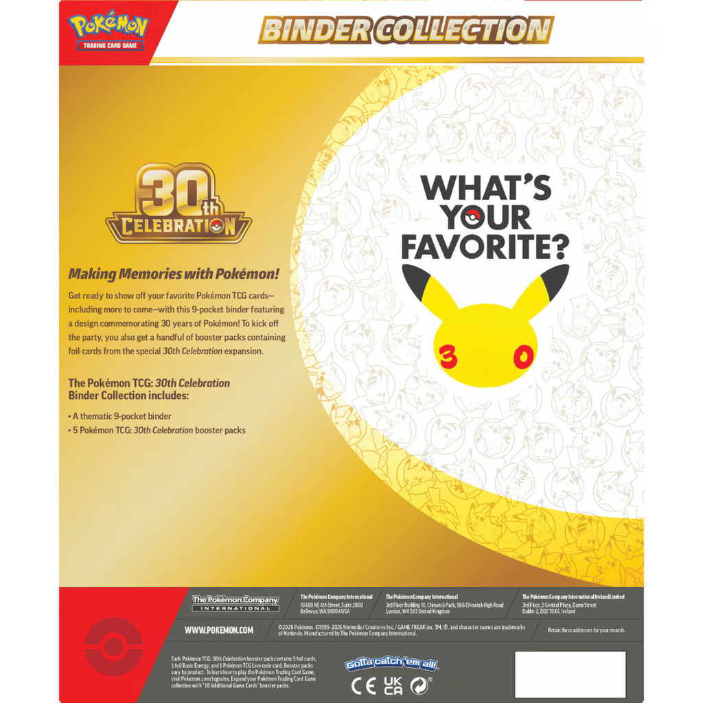Pokémon TCG 30th Celebration - Binder Collection