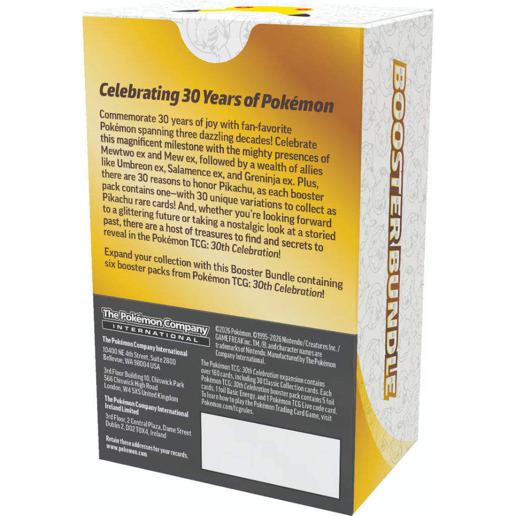 Pokémon TCG 30th Celebration - Booster Bundle