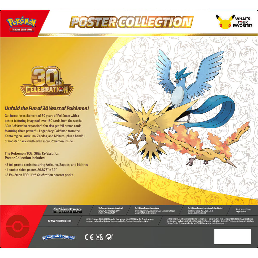 Pokémon TCG 30th Celebration - Poster Collection