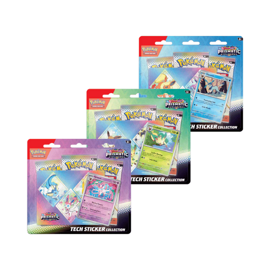 Pokémon: Scarlet & Violet Prismatic Evolutions: Tech Sticker Blister