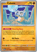 Cubone - 104/165 -SV: Scarlet & Violet 151 (MEW) (Reverse Holo)