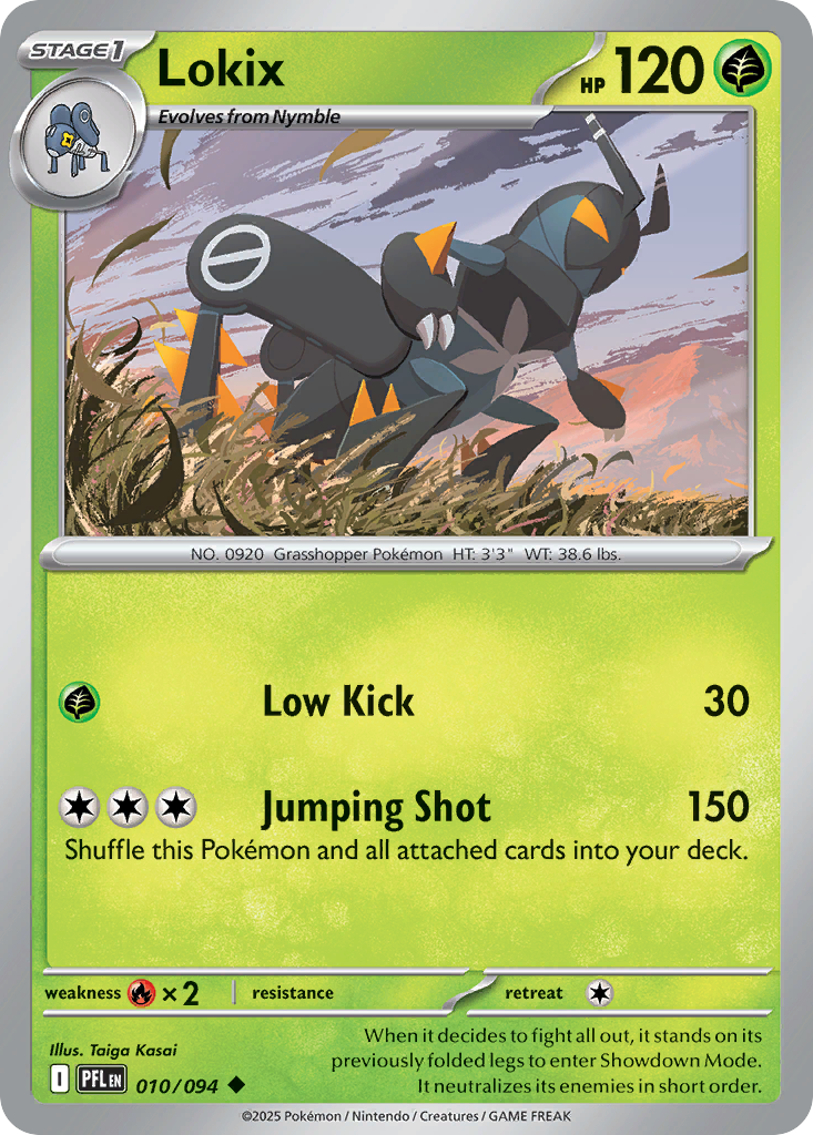 Lokix- 010/094 - Phantasmal Flames (Reverse Holo)