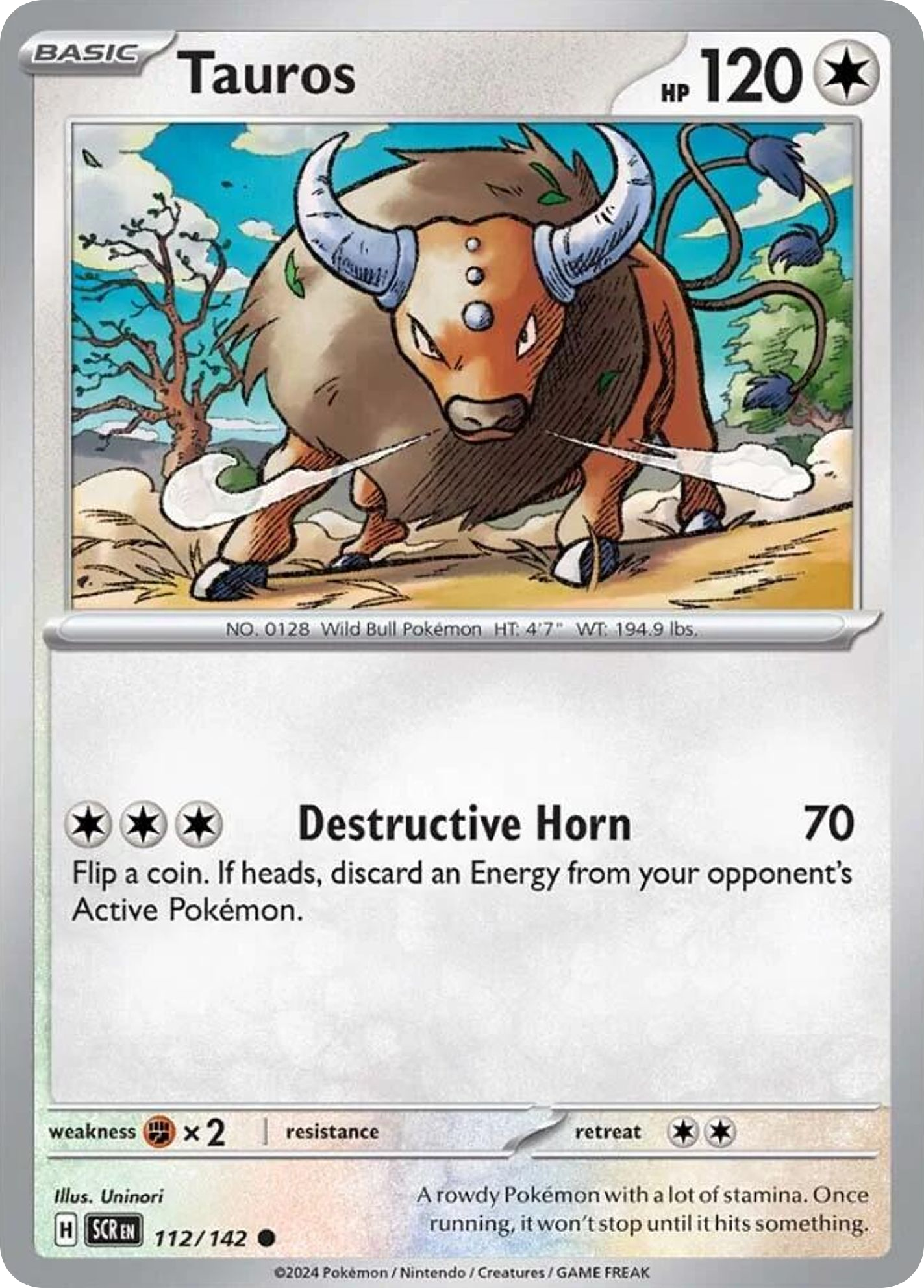 Tauros- 112/142 - Stellar Crown