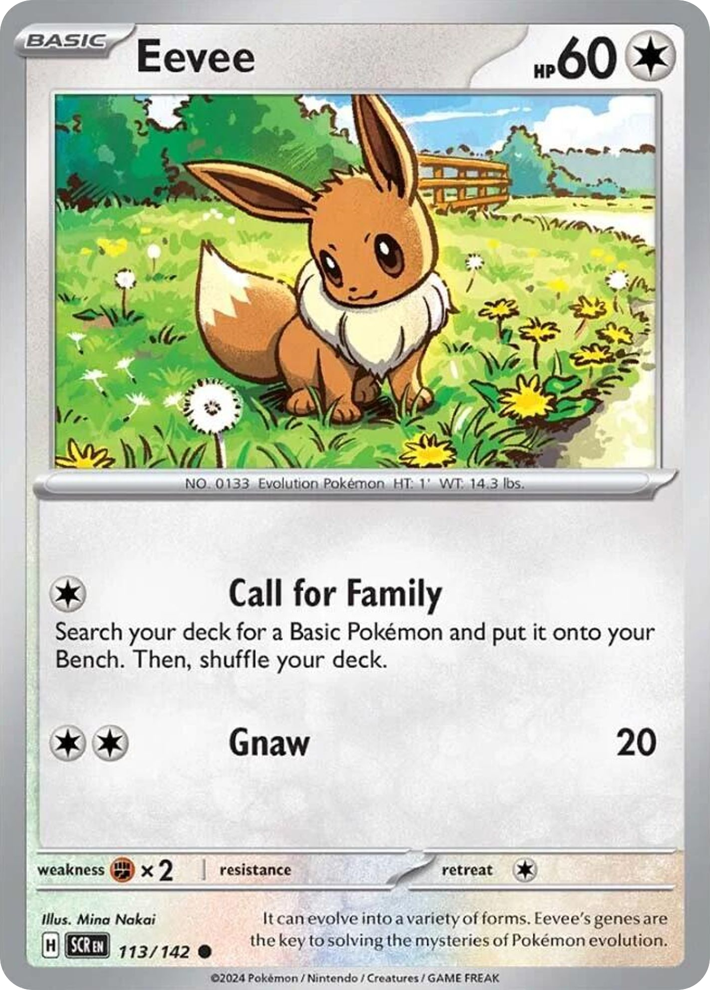Eevee- 113/142 - Stellar Crown