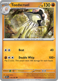 Toedscruel - 119/197 - Obsidian Flames (Reverse Holo)