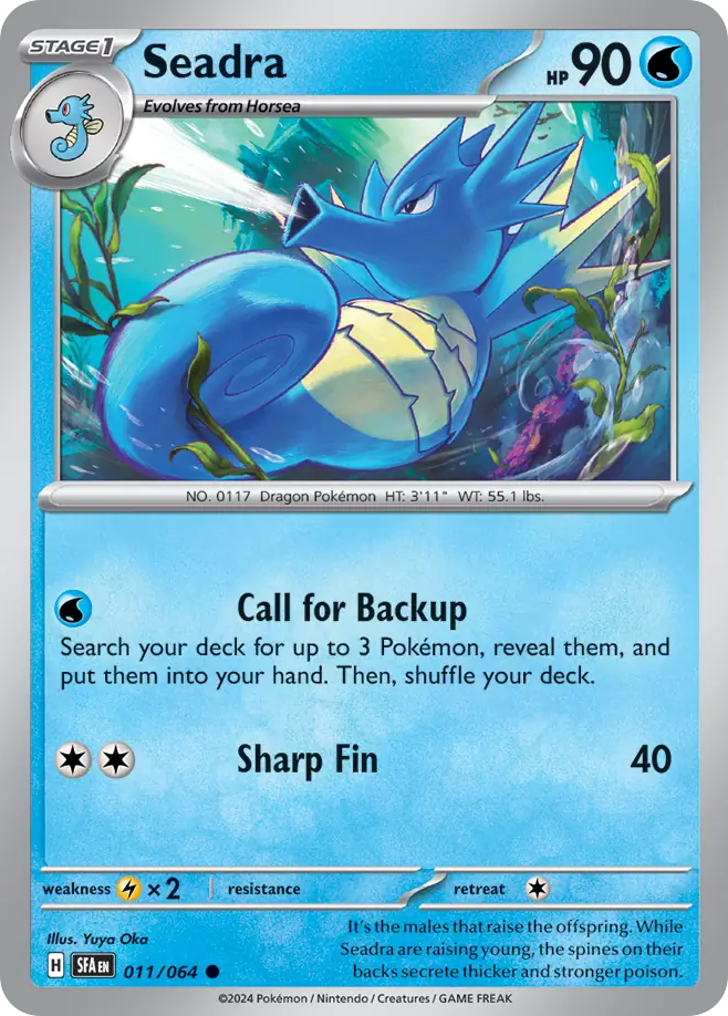 Seadra - 011/064 - Shrouded Fable