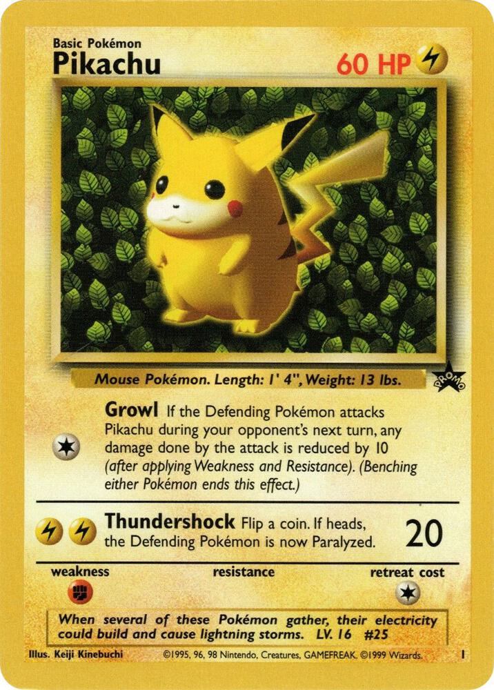Pikachu (1) - WoTC Promo (PR) (Lightly Played)
