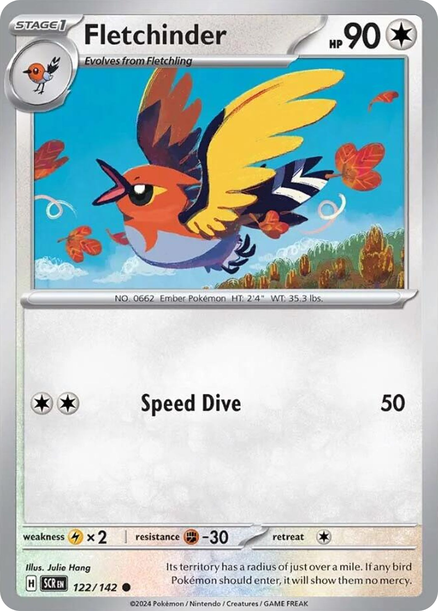 Fletchinder- 122/142 - Stellar Crown