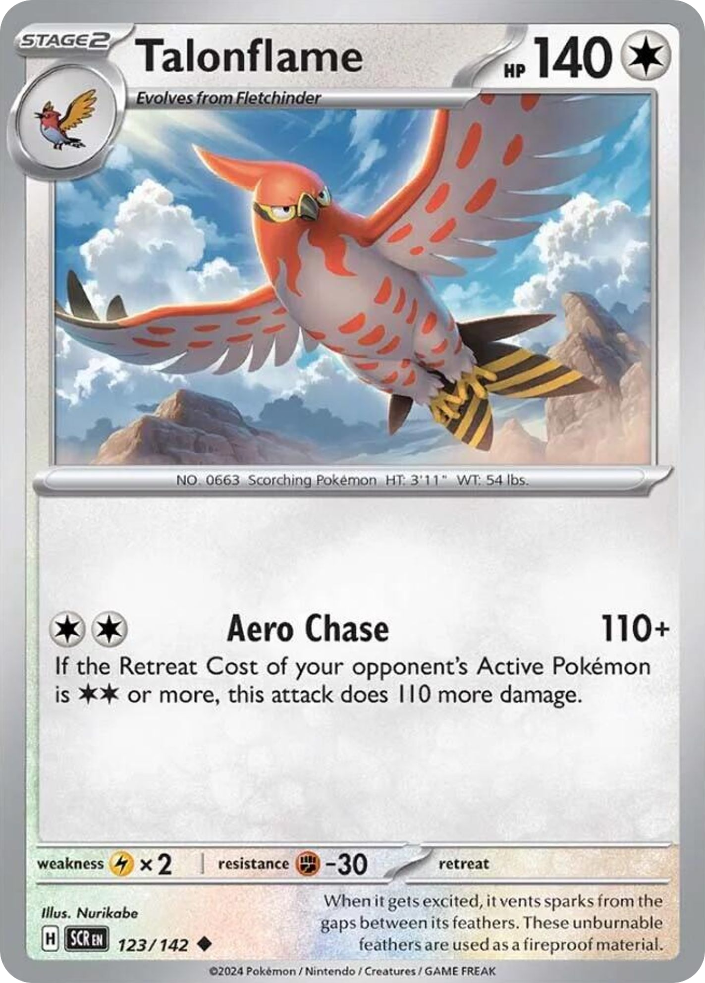 Talonflame- 123/142 - Stellar Crown