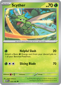 Scyther - 123/165 -SV: Scarlet & Violet 151 (MEW) (Reverse Holo)