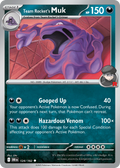 Team Rocket's Muk - 124/182 - Destined Rivals (Reverse Holo)