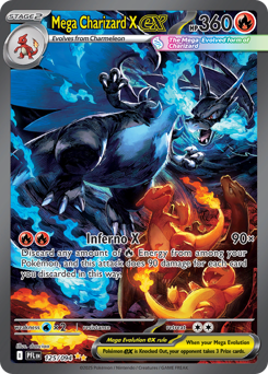 Mega Charizard X ex - 125/094 - Phantasmal Flames (PFL)