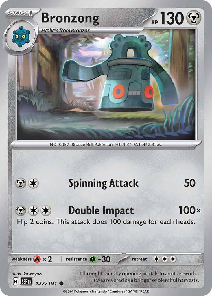 Bronzong- 127/191 - Surging Sparks