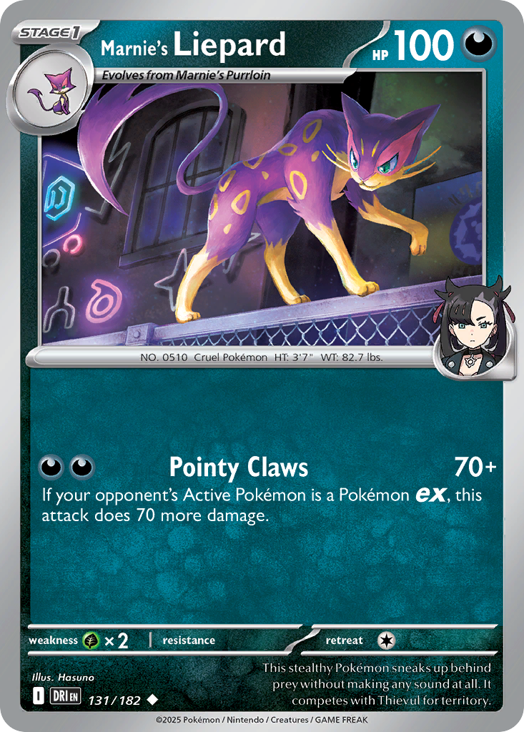 Marnie's Liepard - 131/182 - Destined Rivals