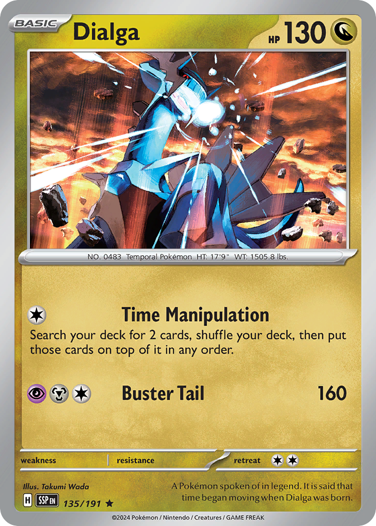 Dialga- 135/191 - Surging Sparks (Holo)