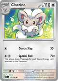Cinccino - 137/162 - Temporal Forces (Reverse Holo)