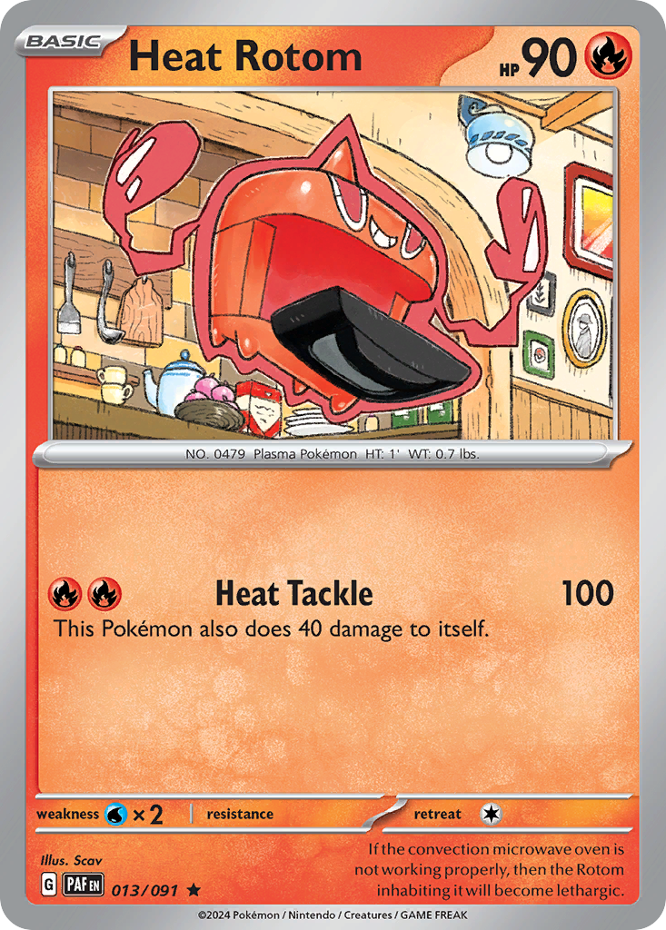 Heat Rotom - 013/091 - Paldean Fates (Holo)