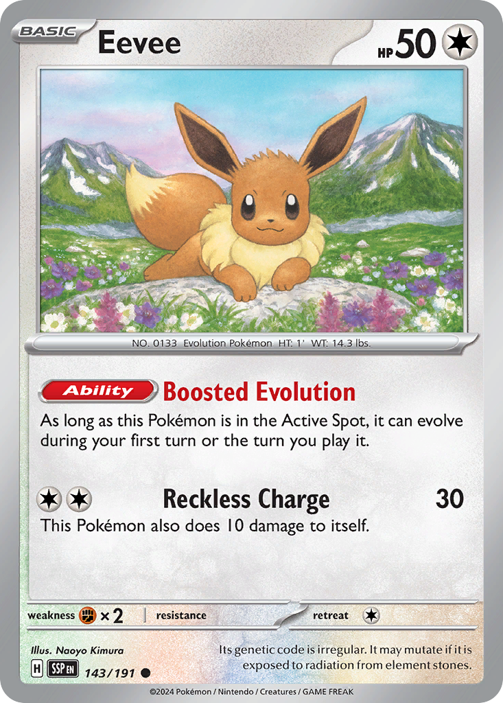 Eevee- 143/191 - Surging Sparks